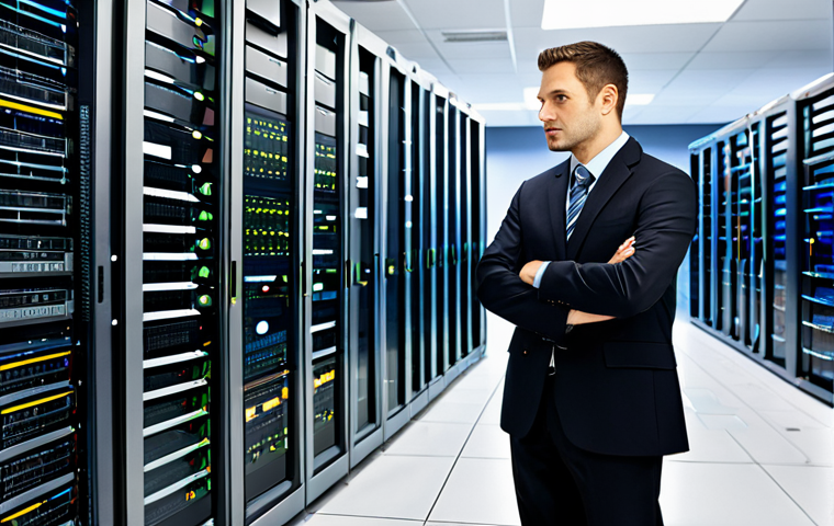 High-Traffic Website Management**

"A professional system administrator, fully clothed in business casual attire, monitoring server performance on a large display in a modern data center, appropriate content, safe for work, perfect anatomy, correct proportions, professional environment, family-friendly, high quality."

**