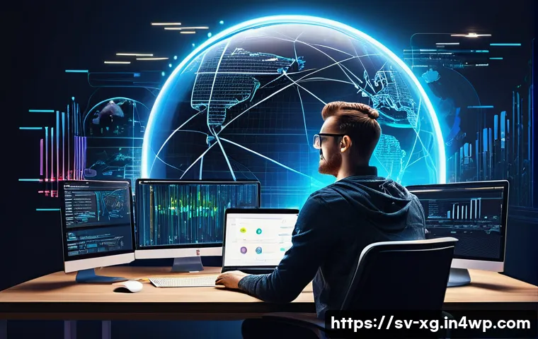 JAMstack 아키텍처의 배포 과정 이해하기 - **Prompt 1: The Blazing Fast Future of Web Development**
    "A vibrant, dynamic illustration depict...