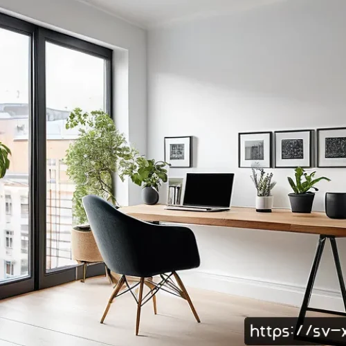 JAMstack 아키텍처에서의 인프라 관리 기법 - A modern Scandinavian home office setup showcasing a developer working on JAMstack projects, with du...
